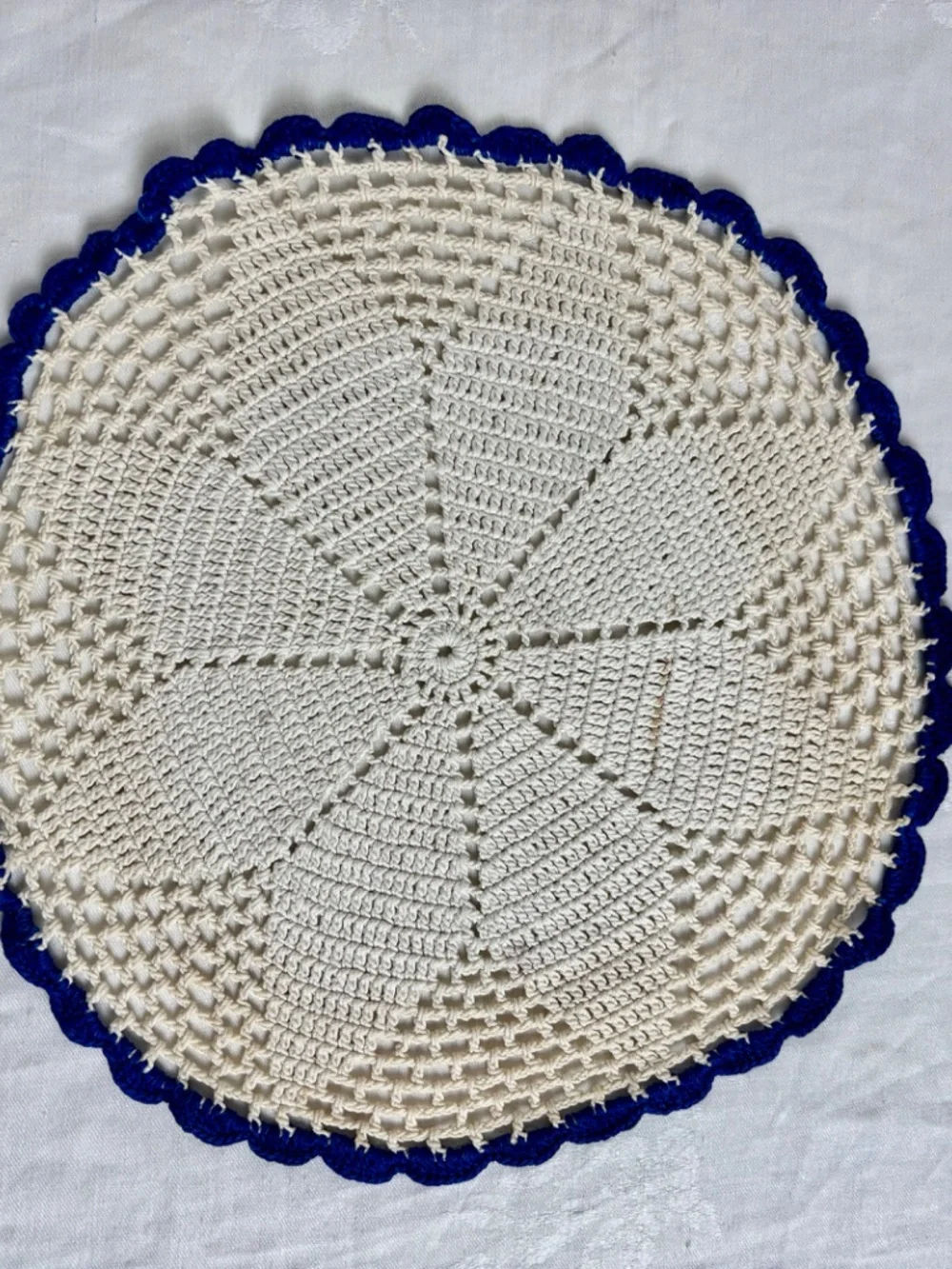 Vintage Handmade Doilies Various Shapes/Set of 9